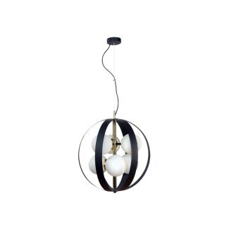 ZUMALINE 1138 LAMPA WISZĄCA NELA 50CM CZARNO-ZŁOTA/ BLACK-GOLD