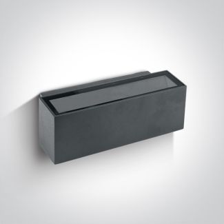 ONE LIGHT 67374A/AN/W Kalentzi kinkiet antracyt LED 3000K 2x6W IP54