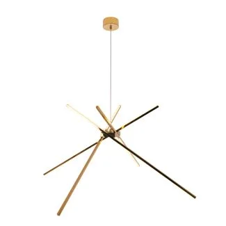Maxlight P0457 Lampa Wisząca Złota
