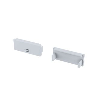 LED LABS 12-0000-59 Zaślepka do profilu LED LUMINES DUAL biała 2w1