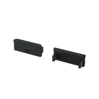 LED LABS 12-0000-60 Zaślepka do profilu LED LUMINES DUAL czarna 2w1