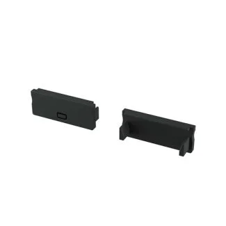 LED LABS 12-0000-60 Zaślepka do profilu LED LUMINES DUAL czarna 2w1