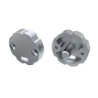 LED LABS 12-0185-10 Zaślepka ALU do profilu LED LUMINES COSMO srebrna regulacyjna z otworem