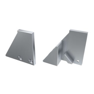 LED LABS 12-0285-11 Zaślepka ALU do profilu LED LUMINES I10 10mm srebrna lewa z podporą