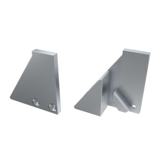 LED LABS 12-0385-11 Zaślepka ALU do profilu LED LUMINES I6 8mm srebrna prawa z podporą