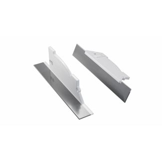 LED LABS 12-0551-10 Zaślepka ALU do profilu LED LUMINES PERO biała z otworem lewa