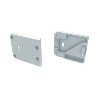 LED LABS 12-0871-10 Zaślepka ALU do profilu LED LUMINES UNICO biała lewa z otworem