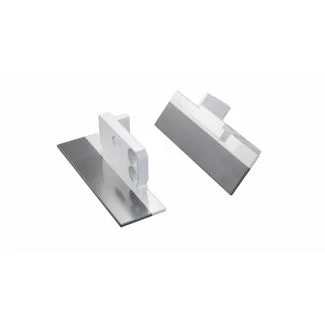 LED LABS 12-1231-10 Zaślepka ALU do profilu LED LUMINES MONO biała z otworem lewa