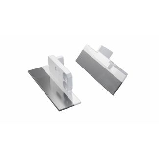 LED LABS 12-1241-10 Zaślepka ALU do profilu LED LUMINES MONO biała z otworem prawa