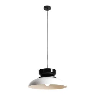 ALDEX 1152G2_3_C LAMPA WISZĄCA ALDO DARK WHITE GLOSS + BLACK GLOSS (47+ 23+ wood)