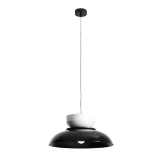 ALDEX 1152G3_2_C LAMPA WISZĄCA ALDO DARK BLACK GLOSS + WHITE GLOSS (47+ 23+ wood)
