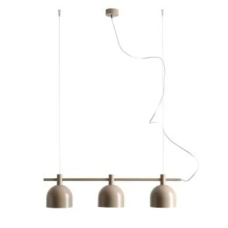 ALDEX 976E_17 LAMPA WISZĄCA BERYL 3 BEIGE