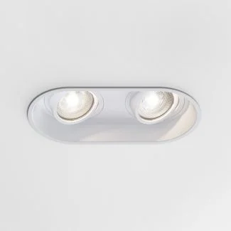 ASTRO 1249028 Minima Round Twin Adjustable spot biały
