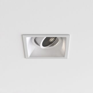 ASTRO 1249042 Minima Slimline Square Adjustable Fire-Rated spot biały