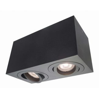 Light Prestige LP-5881/2SM BK Lyon 2 oprawa natynkowa czarna