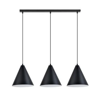 EMIBIG 1270/3 REBEL 3 BLACK/WHITE Lampa wisząca