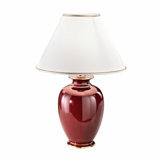 KOLARZ 0014.74.7 GIARDINO BORDEAUX lampa stołowa złoto 24K