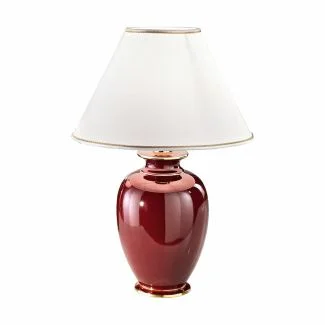 KOLARZ 0014.74.7 GIARDINO BORDEAUX lampa stołowa złoto 24K