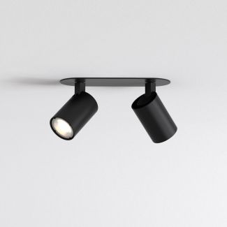 ASTRO 1286100 Ascoli Twin Recessed lampa sufitowa czarny