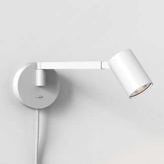 ASTRO 1286137 Ascoli Swing Plug In lampka do czytania biały