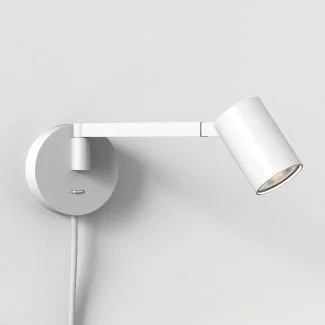 ASTRO 1286137 Ascoli Swing Plug In lampka do czytania biały