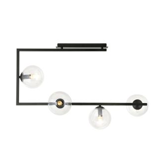 EMIBIG 1289/4 SOMA 4 BL TRANSPARENT Lampa sufitowa