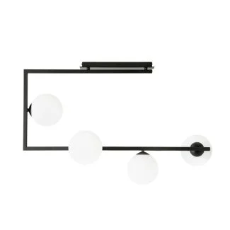 EMIBIG 1291/4 SOMA 4 BL OPAL Lampa sufitowa