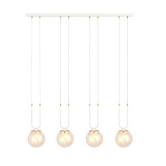 EMIBIG 1117/4 LAMPA WISZĄCA GLAM 4 WHITE/MIODOWY