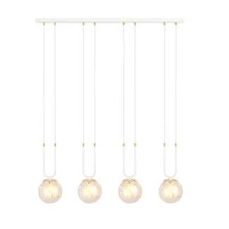 EMIBIG 1117/4 LAMPA WISZĄCA GLAM 4 WHITE/MIODOWY