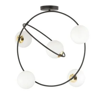 EMIBIG 1293/5 STARDOM 5 BL OPAL LAMPA SUFITOWA