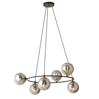 EMIBIG 1294/6 AZURA 6 BL GRAFIT Lampa wisząca