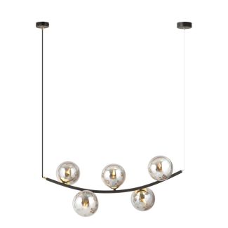 EMIBIG 1297/5 RITZ 5 BL GRAFIT Lampa wisząca