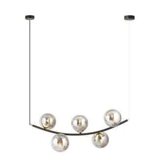 EMIBIG 1297/5 RITZ 5 BL GRAFIT Lampa wisząca