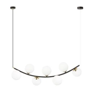 EMIBIG 1298/7 RITZ 7 BL OPAL Lampa wisząca