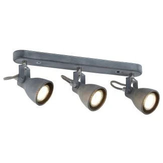 CANDELLUX 93-64301 ASH LAMPA SUFITOWA LISTWA 3X40W GU10 SZARY MAT