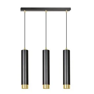 EMIBIG 644/3 LAMPA WISZĄCA KIBO 3 BL/GOLD