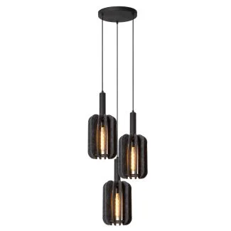 LUCIDE RAFAL 45492/13/36 LAMPA WISZĄCA szary i odcienie szarości