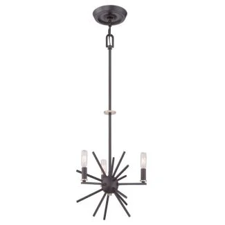 ELSTEAD CARNEGIE QZ/CARNEGIE3 3Lt Chandelier