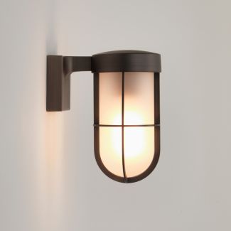 ASTRO 1368026 Cabin Wall Frosted lampa ścienna brązowy