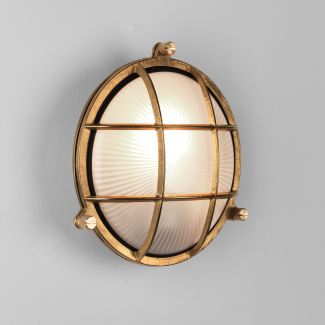 ASTRO 1376005 Thurso Round lampa ścienna mosiądz
