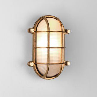 ASTRO 1376006 Thurso Oval lampa ścienna mosiądz