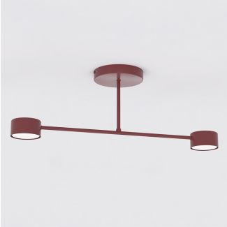 EMIBIG 1681/2 HALO 2 BURGUNDY LAMPA SUFITOWA