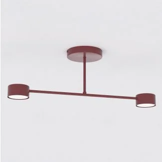 EMIBIG 1681/2 HALO 2 BURGUNDY LAMPA SUFITOWA