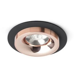 RENDL R13238 SHARM R I wpuszczana czarna miedź/miedź 230V LED 10W 24° 3000K