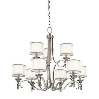 ELSTEAD Lacey KL-LACEY9-AP 9 Light Chandelier - Antique Pewter