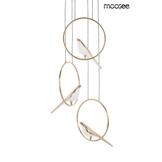 MOOSEE MSE010100294 MOOSEE lampa wisząca BIRD DISC złota