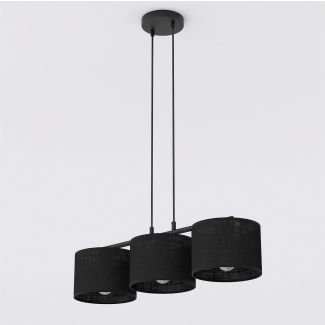 EMIBIG 1655/3 ECO 3 BL BLACK LAMPA WISZĄCA