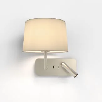 ASTRO 1406014 Side by Side Grande USB lampka do czytania nikiel