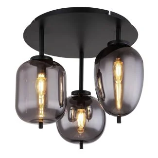 GLOBO BLACKY 15345-3D Lampa sufitowa