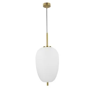 Luces Exclusivas PILAR LE41756 LAMPA WISZĄCA biały,mosiądz